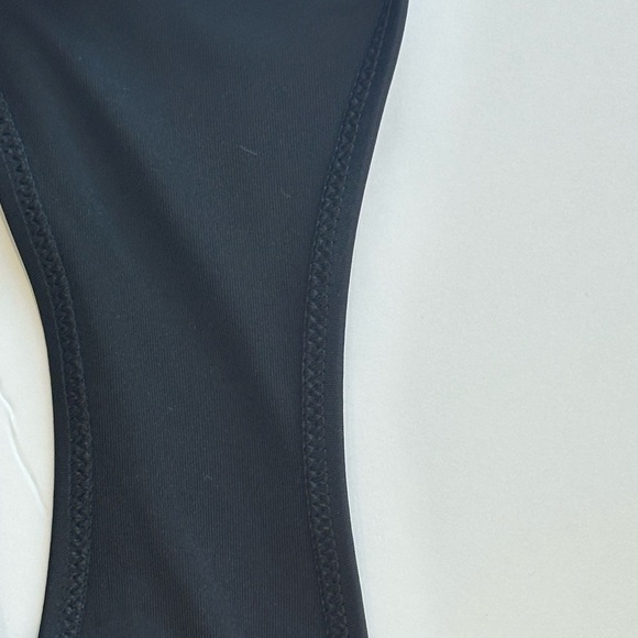 Areie Black Ruched Cut Out One Piece Swimsuit - Picture 9 of 10